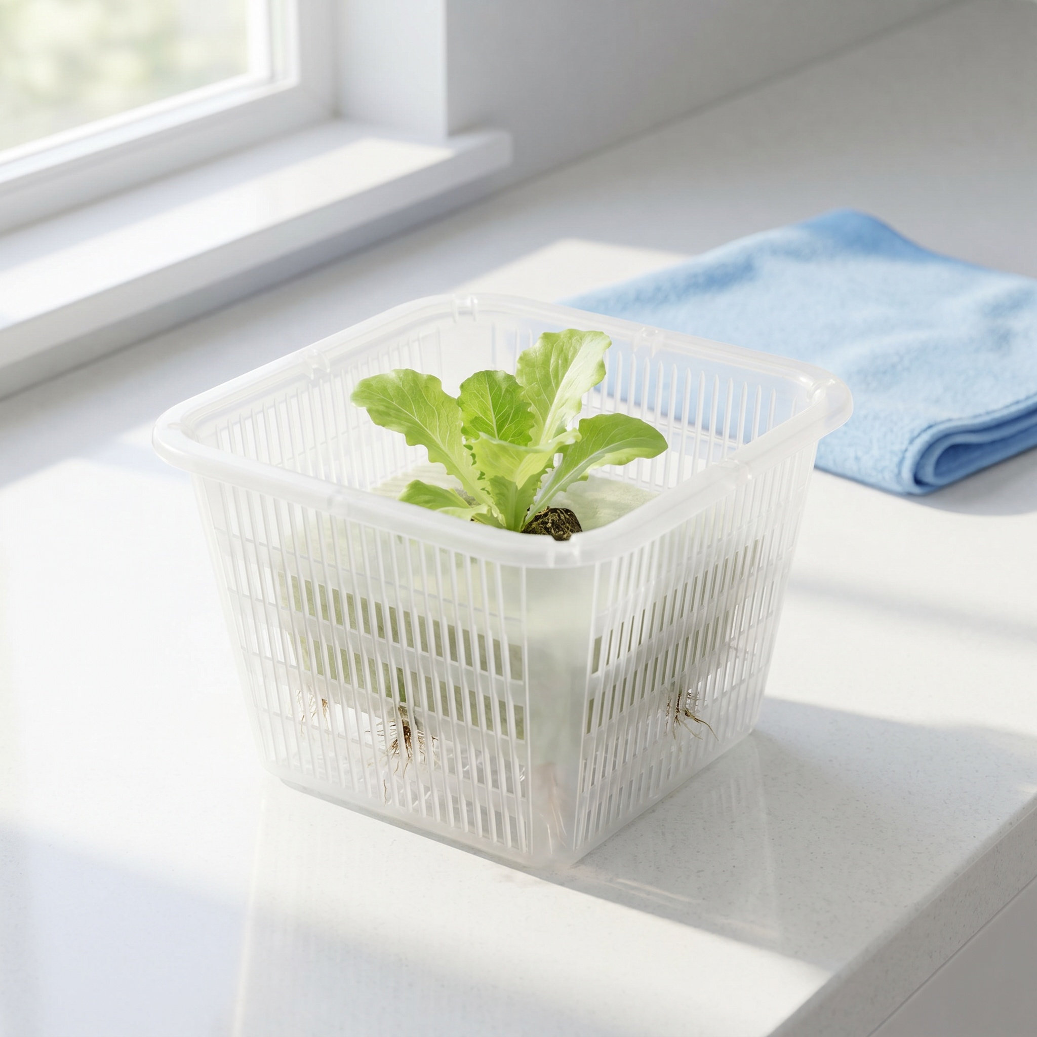 Plant Pot - 6 قطع من أكواب الشبكة المربعة