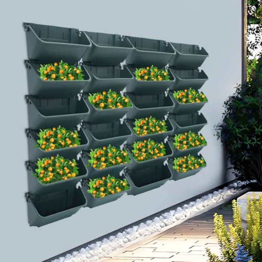Vertical Planter - حاوية زراعة عمودية للشرفات الداخلية والساحات،