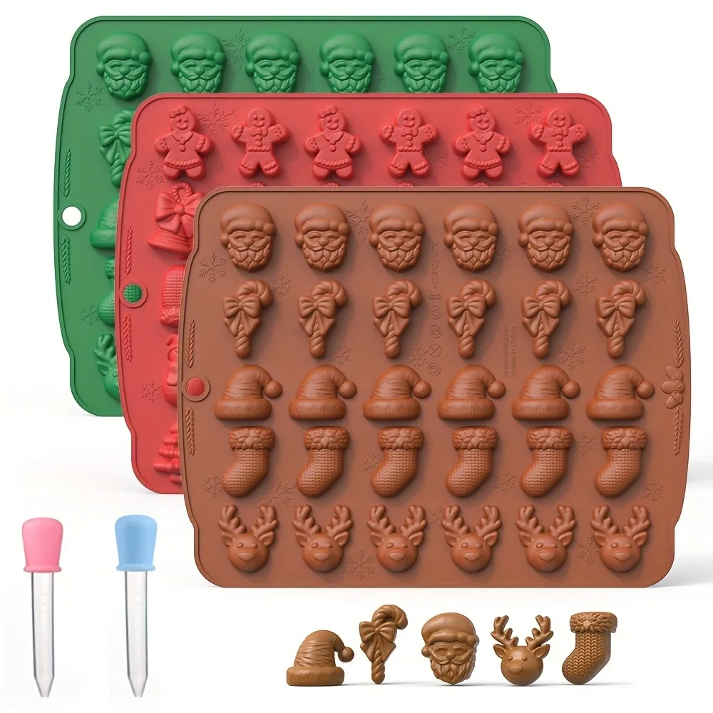 Garden Gloves - عيد الميلاد سيليكون قالب الشوكولاته الزنجبيل