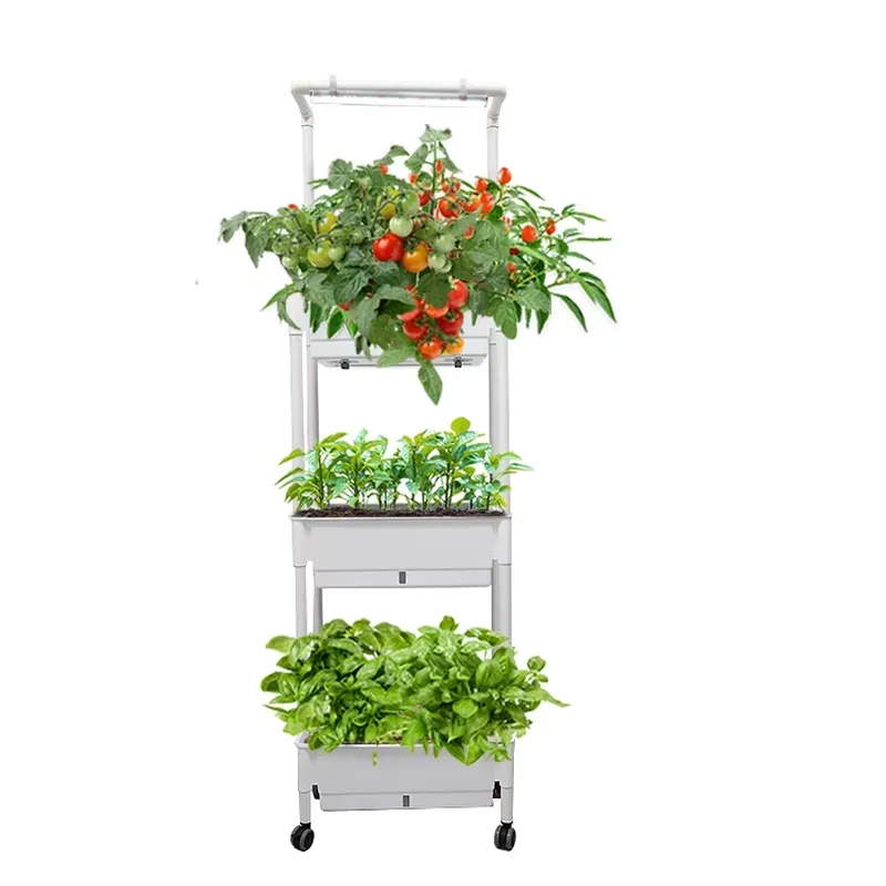 نظام زراعة عمودي متحرك بثلاثة  - مراجعة Indoor Herb Garden وسعره