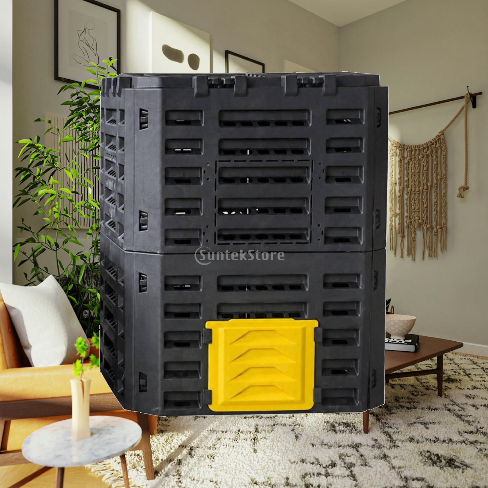 حاوية سماد خارجية للحديقة مع ب - مراجعة Compost Bin وسعره