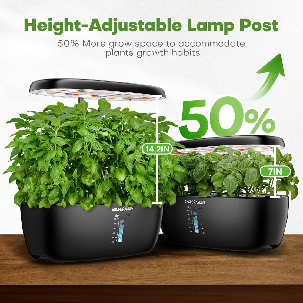حديقة زراعة مائية بـ 12 وحدة م - مراجعة Hydroponic Kit وسعره
