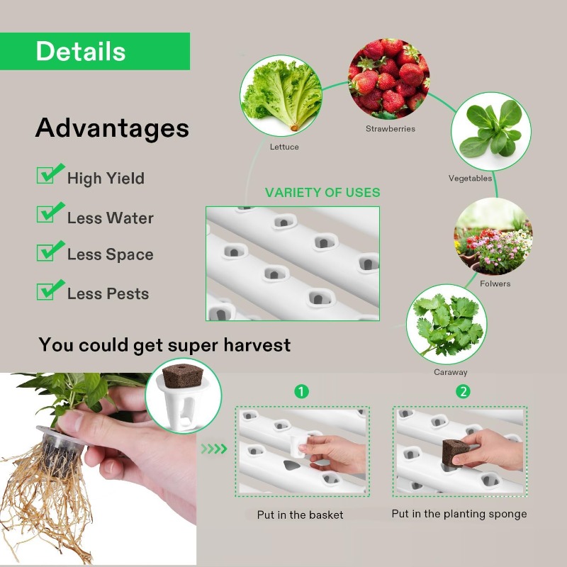 نظام زراعة عمودي بتقنية الزراع - مراجعة Hydroponic Kit وسعره