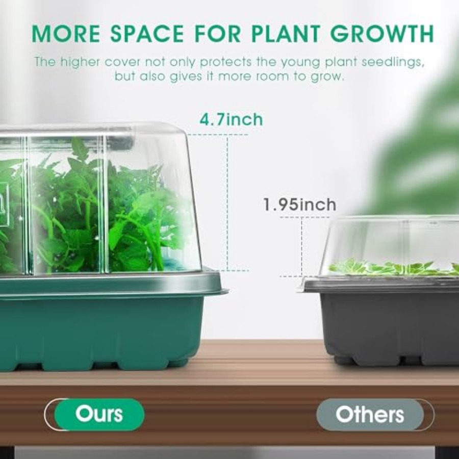 صينية بذور مع إضاءة نمو، طقم ب - مراجعة Seed Starter Tray وسعره
