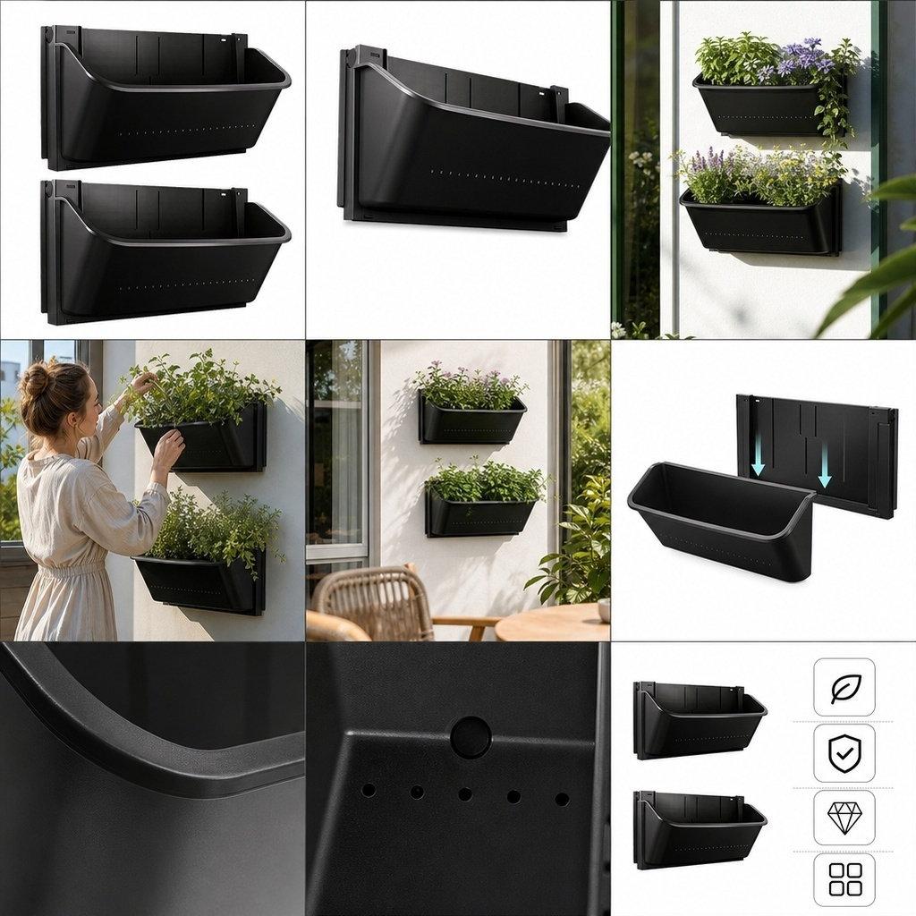 قطعتان من صناديق الزراعة العمو - مراجعة Vertical Planter وسعره