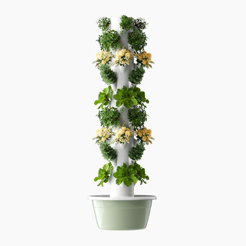 برج زراعة عمودي هيدروبوني للخض - مراجعة Indoor Herb Garden وسعره