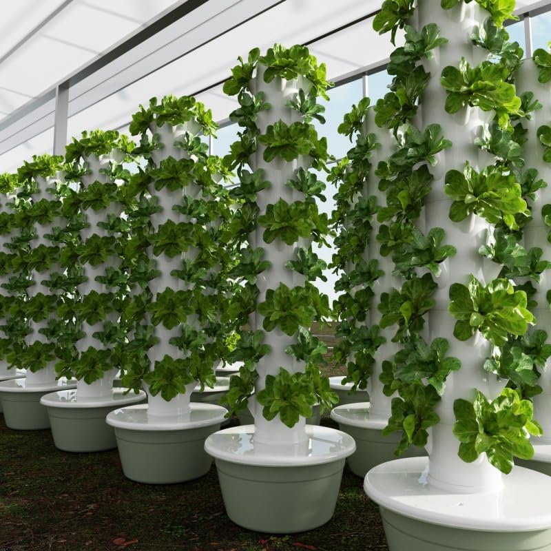 برج زراعة عمودي هيدروبوني للخض - مراجعة Indoor Herb Garden وسعره